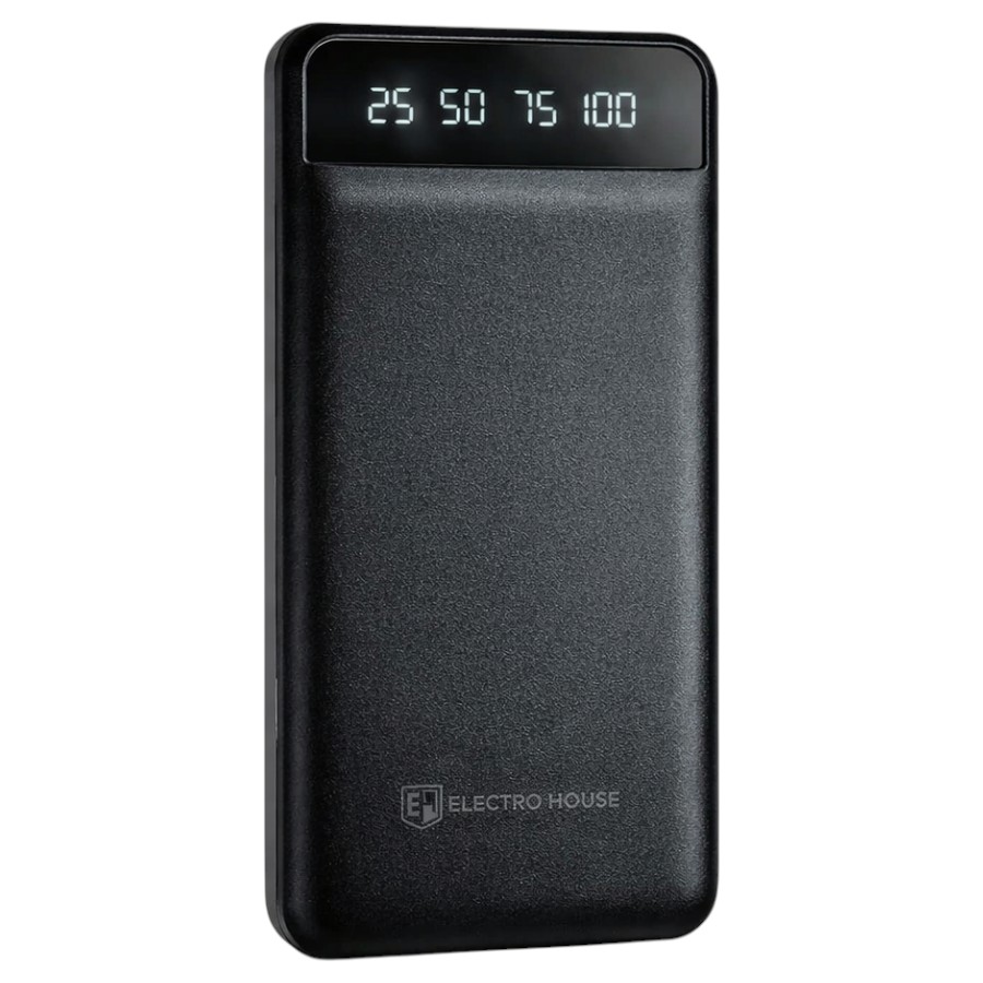 Зовнішний акумулятор (Power Bank) Electro House 10000 mAh EH-P-01-B фото