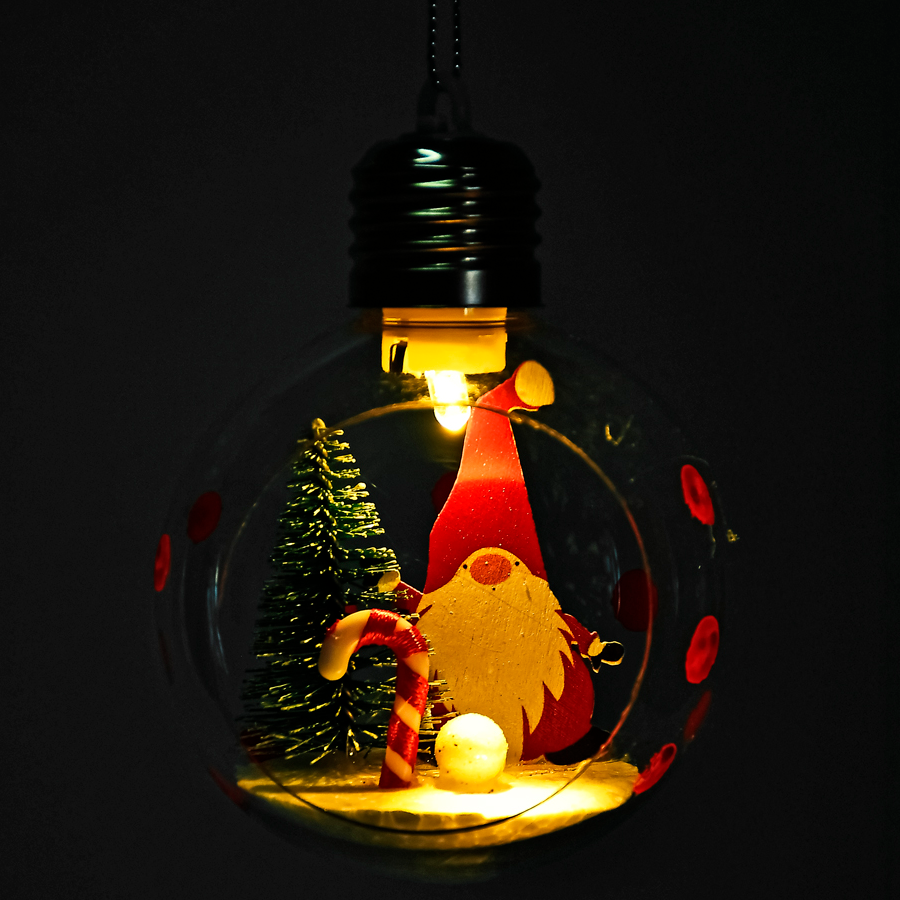 Іграшка новорічна Stenson Lamp 10 см фото