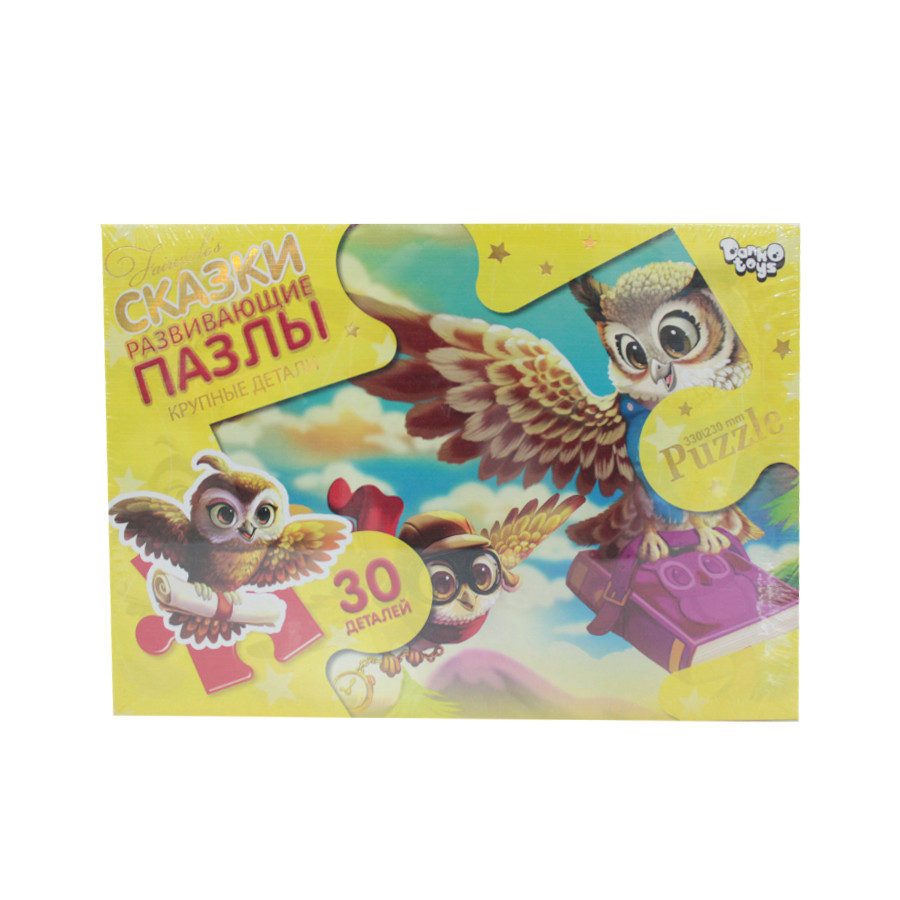 Пазли Danko toys 30 елементів №7 Сови з книгою фото