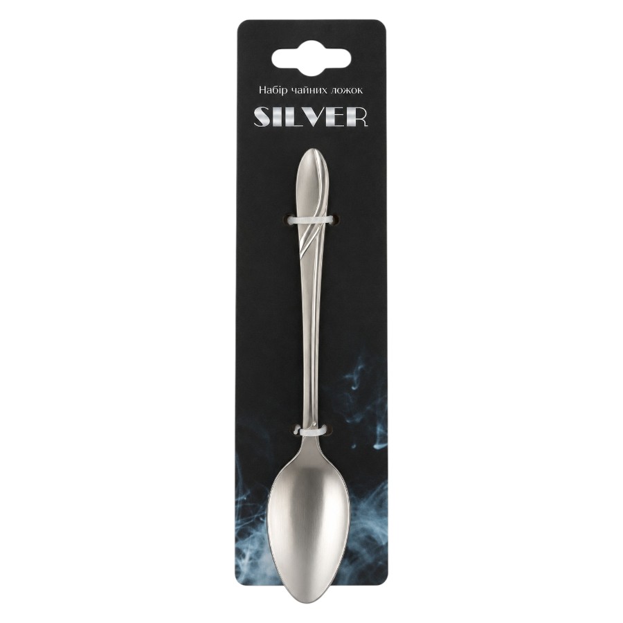 Набір ложок чайних Gusto 3 шт. Silver мініатюра
