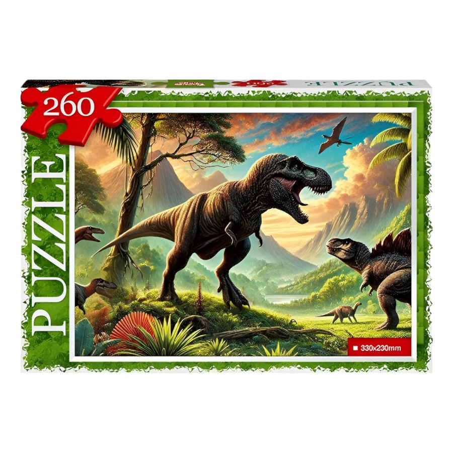 Пазли Danko toys 260 елементів Динозаври №9 фото