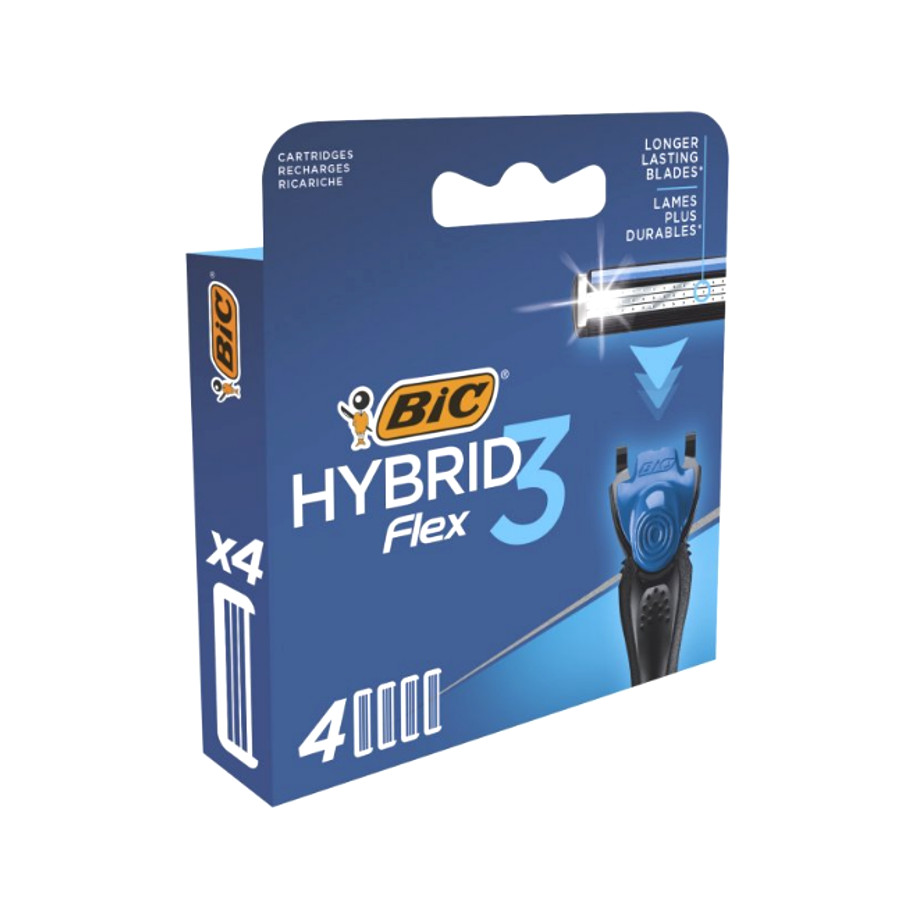Картридж Bic 4 шт. Hybrid 3 Flex фото