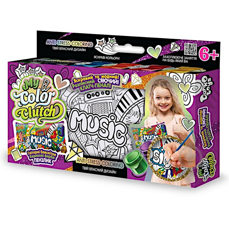 Набір для творчості Danko toys My Color Clutch Music фото
