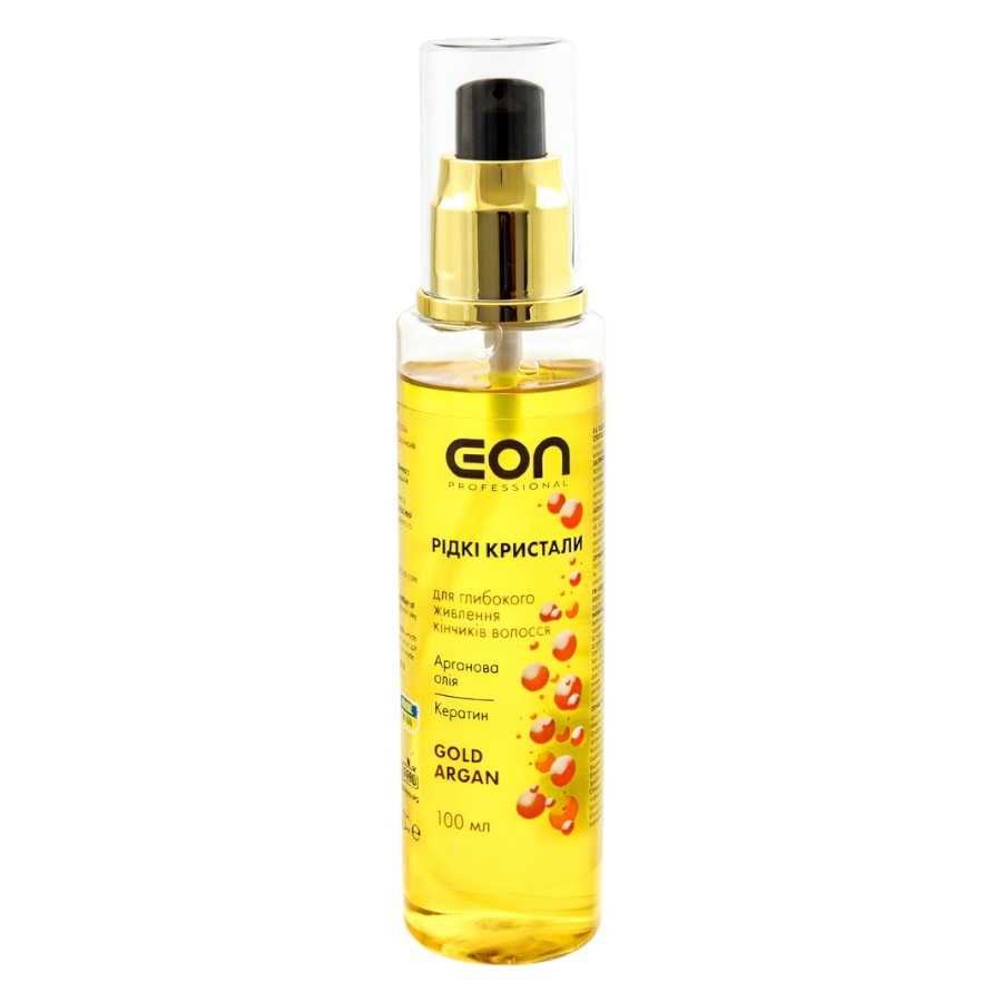 Олія для волосся EON 100 мл Gold Argan Рідкі кристали фото
