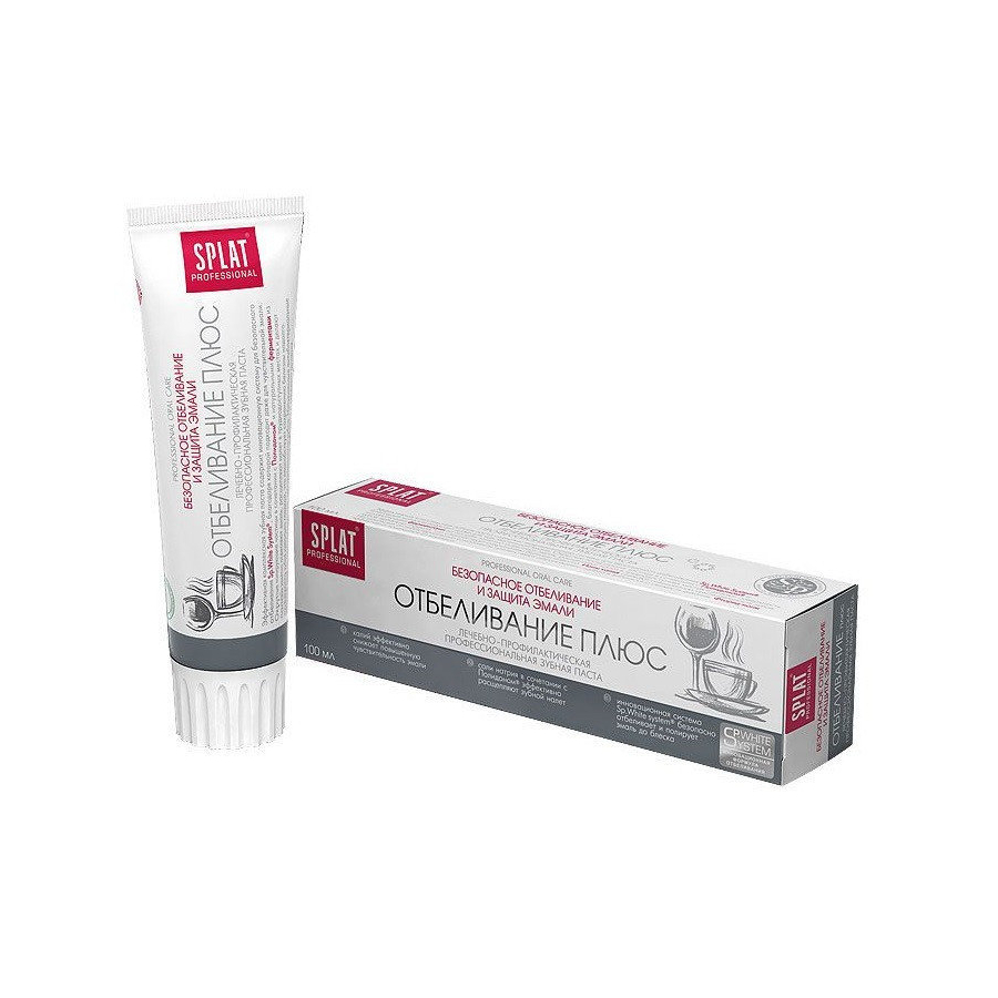Зубна паста Splat Professional 100 мл White plus мініатюра