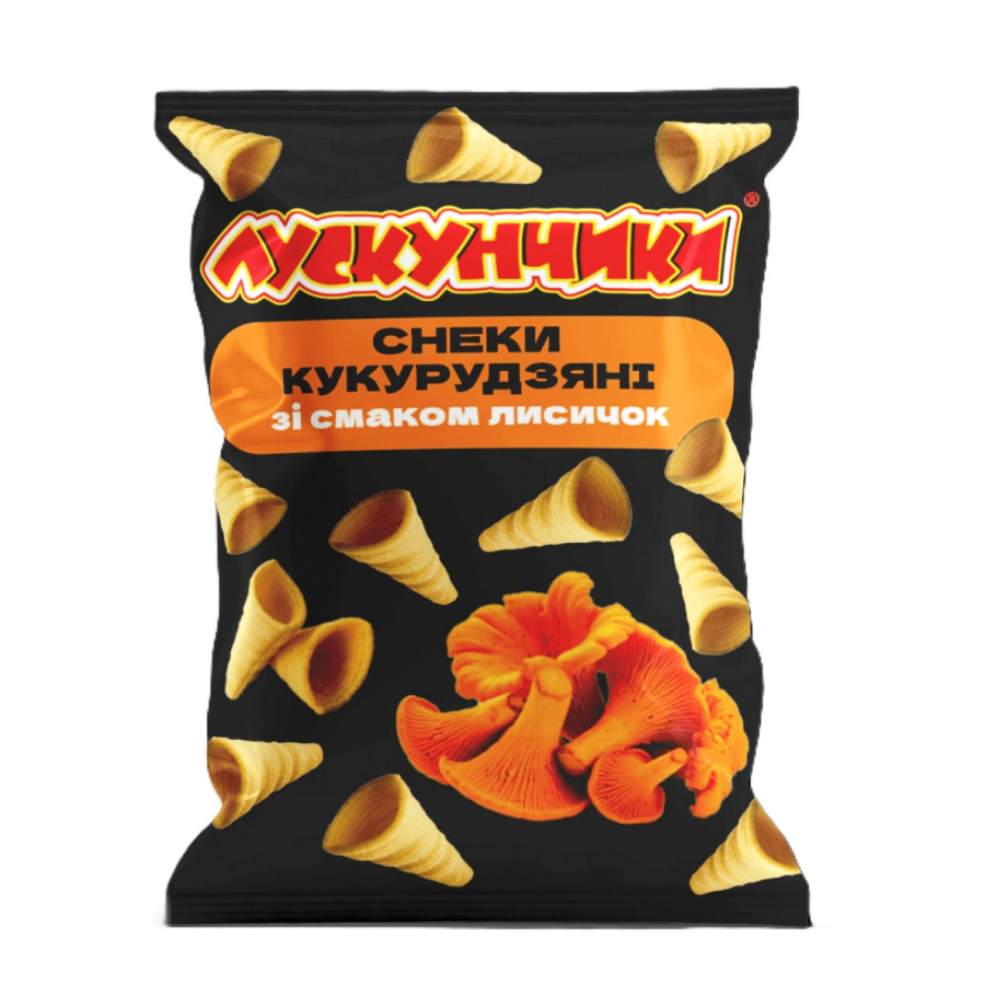 Снеки Лускунчики 130 г Лисички мініатюра
