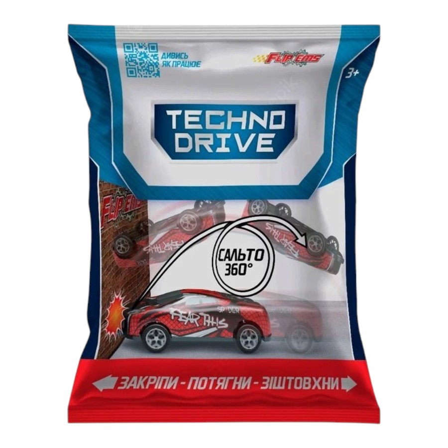 Іграшка-сюрприз TechnoDrive Flip'ems Крутий переворот мініатюра