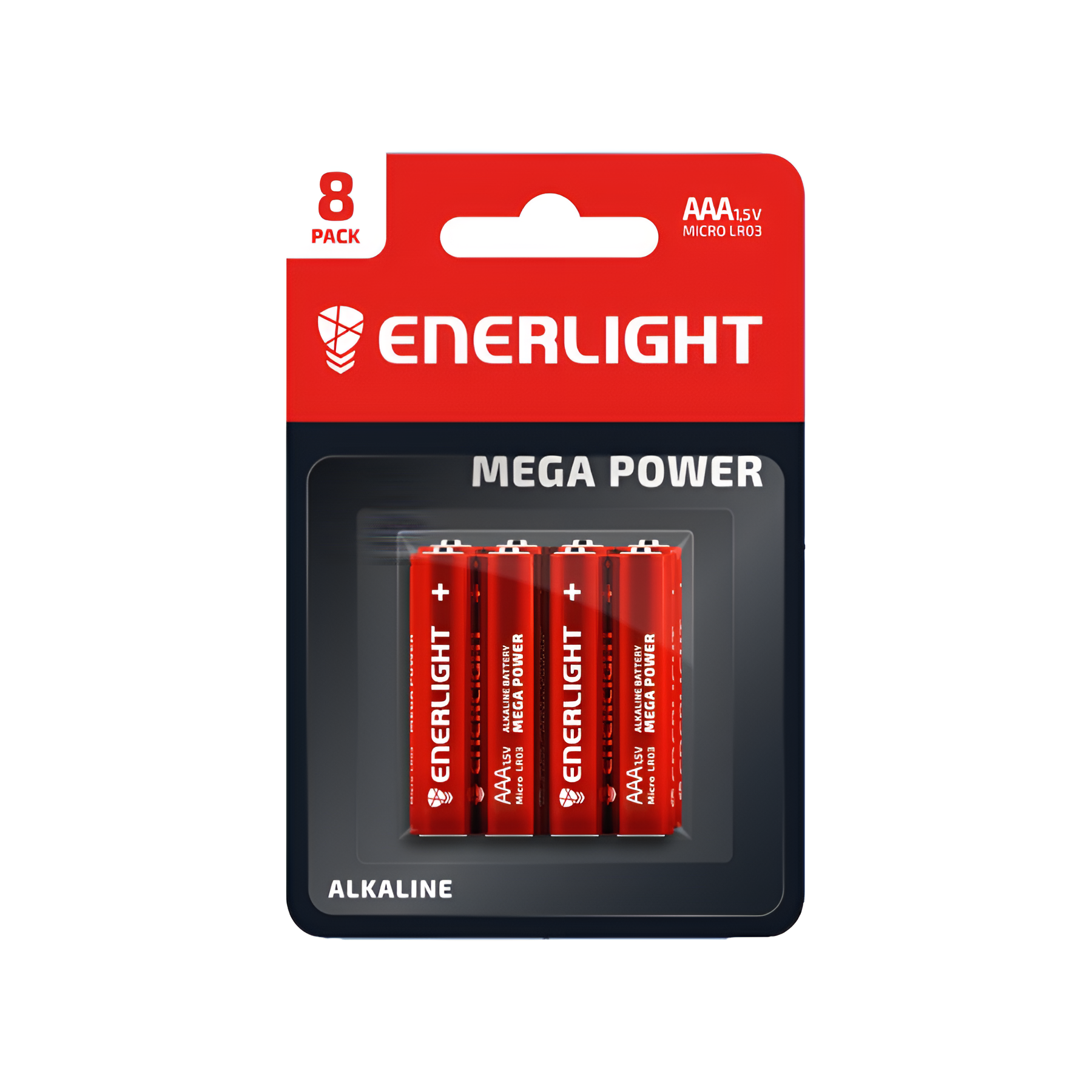 Батарейка Enerlight AAA (LR03) 8 шт. Mega Power фото