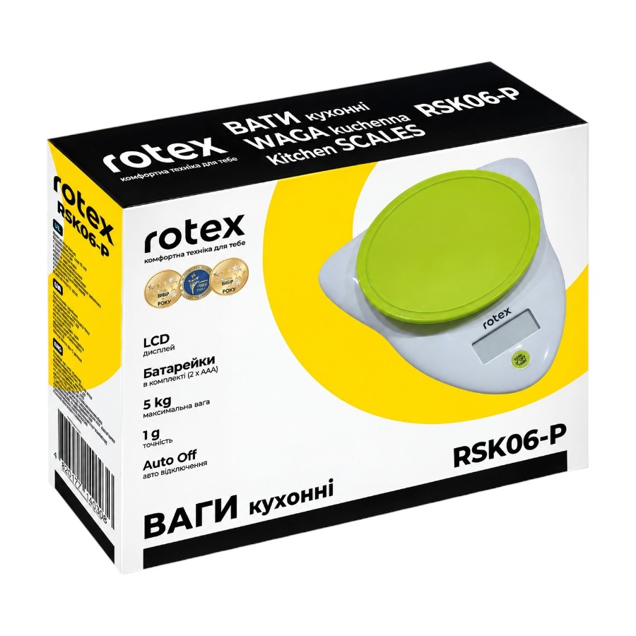 Ваги кухонні Rotex до 5 кг RSK06-P мініатюра