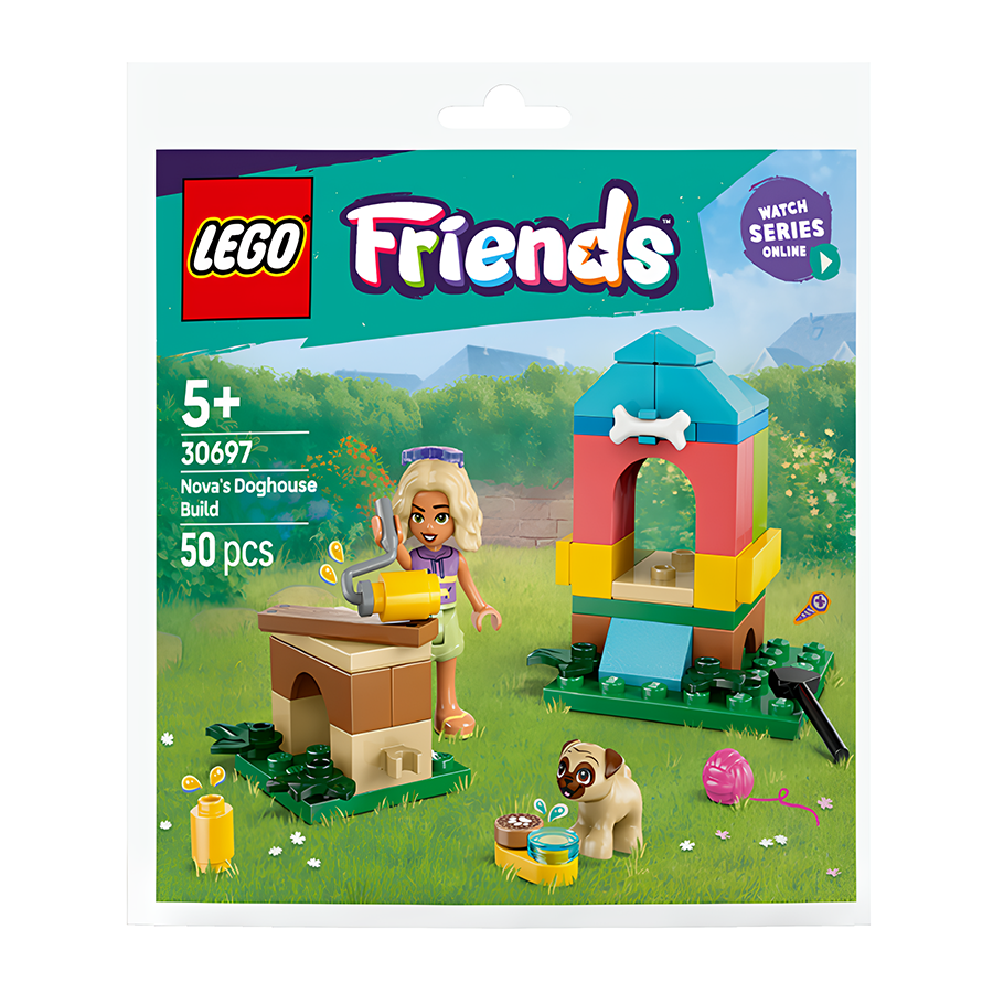 Конструктор LEGO Friends 50 елементів Модель собачої будки фото