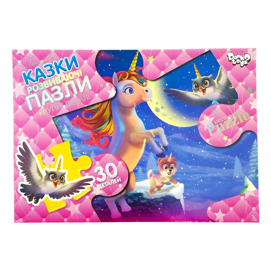 Пазли Danko toys 30 елементів №2 Єдиноріг фото