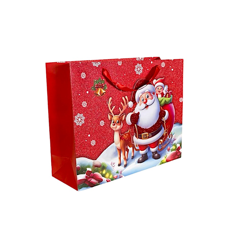 Пакет подарунковий 24*18*10 см Santa Claus TADA902-36 фото