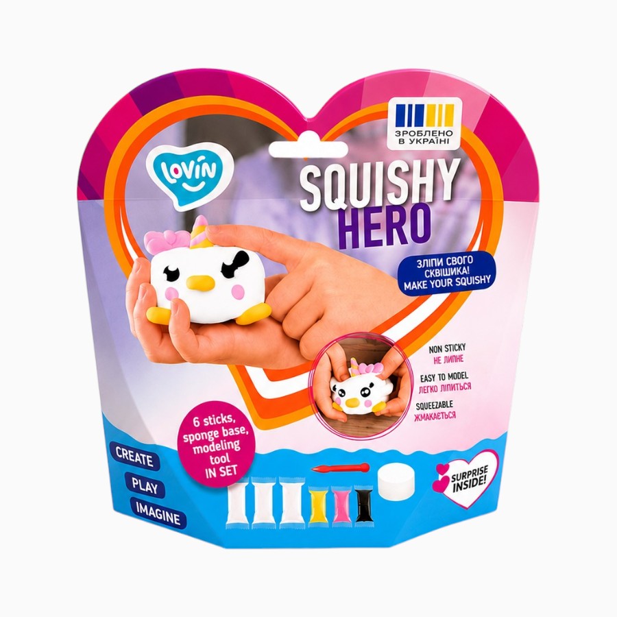 Тісто для ліплення Lovin Squishy мікс мініатюра