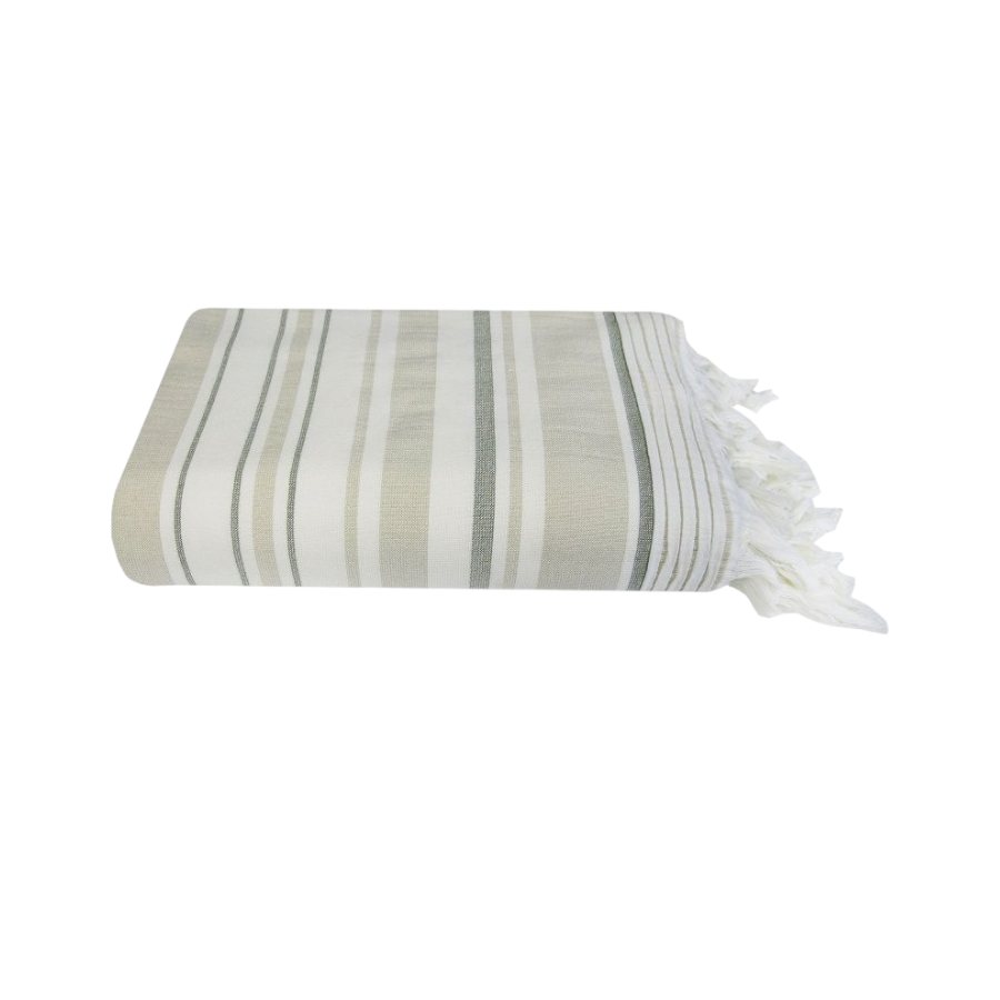 Рушник махровий Aisha Home Textile 70*140 см Пештамаль у смужку фото