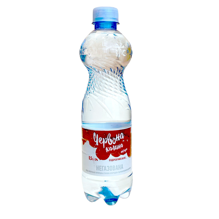 Вода мінеральна Червона калина 0,5 л негазована фото
