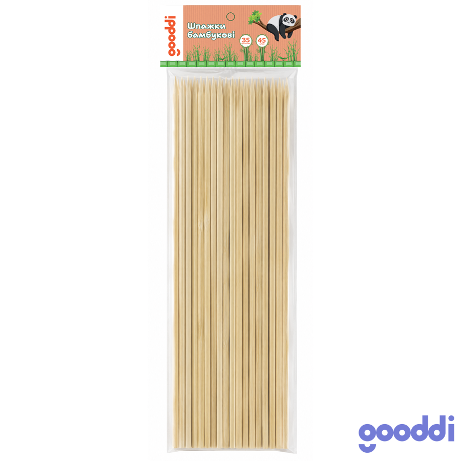Шпажки бамбукові Gooddi 35 см 45 шт. 26TD0114039 мініатюра