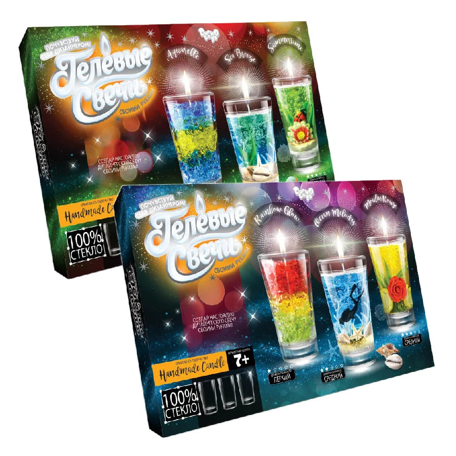 Набір для творчості Danko toys Гелеві свічки своїми руками №2 фото