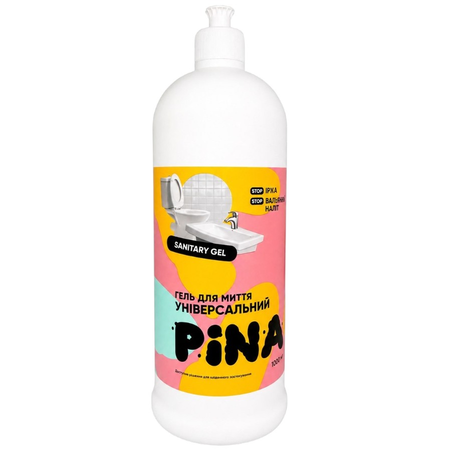 Засіб чистячий Pina 1 л Універсальний Sanitary Gel мініатюра