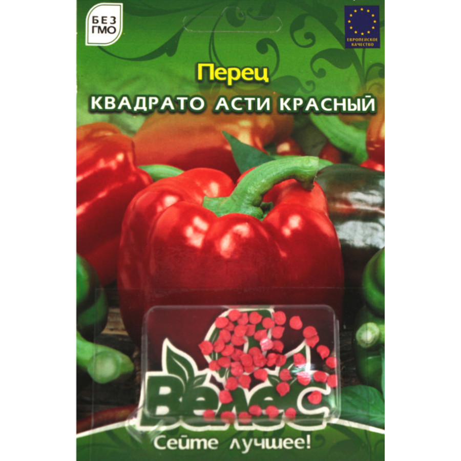 Насіння Велес Перець солодкий 50 шт. Квадрато Асті червоний фото