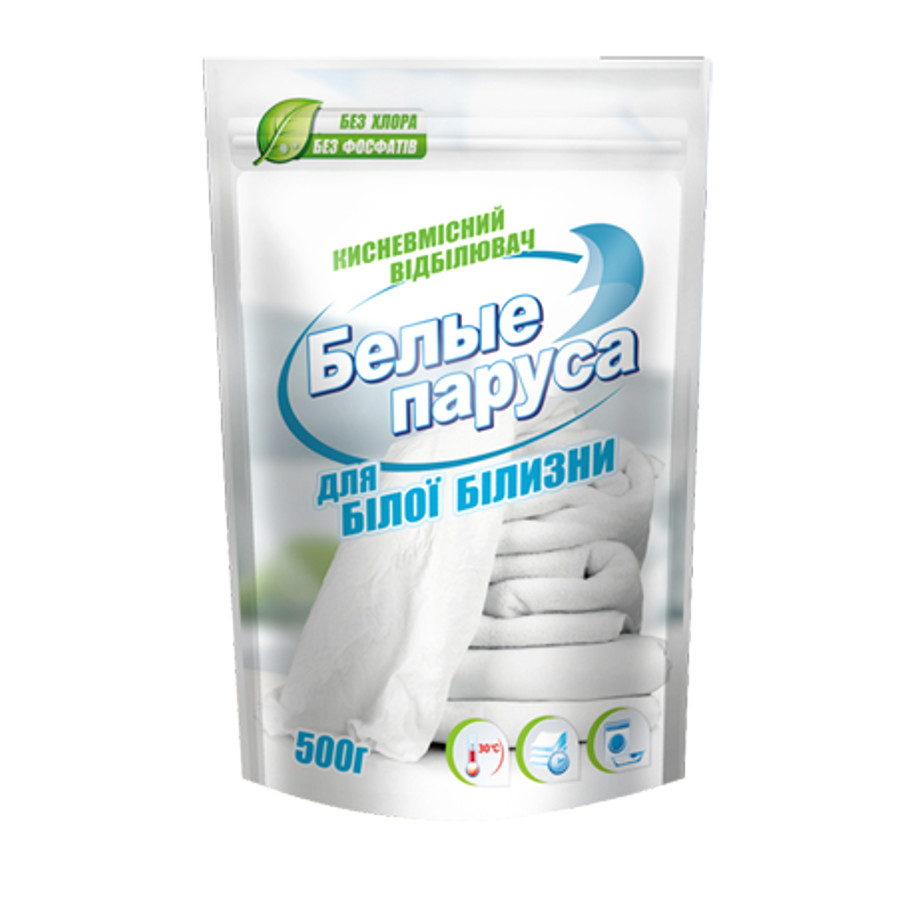Відбілювач кисневий Білі вітрила 500 г мініатюра