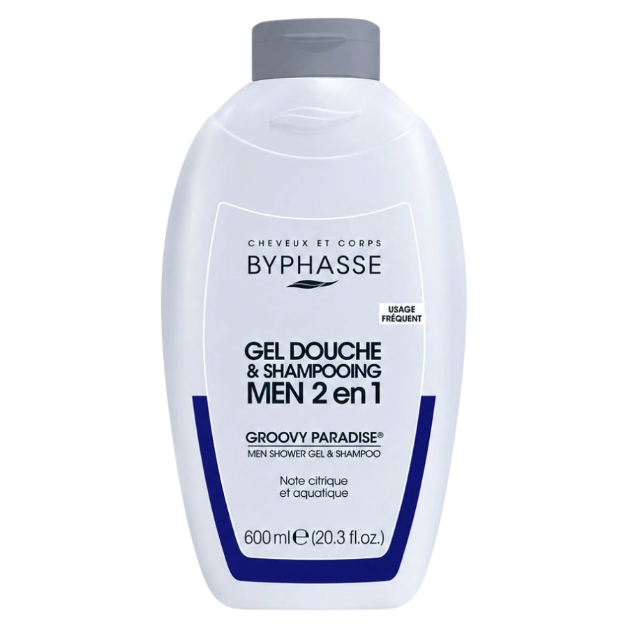Гель для душу Byphasse Men 600 мл 2 в 1 Groovy Paradise мініатюра