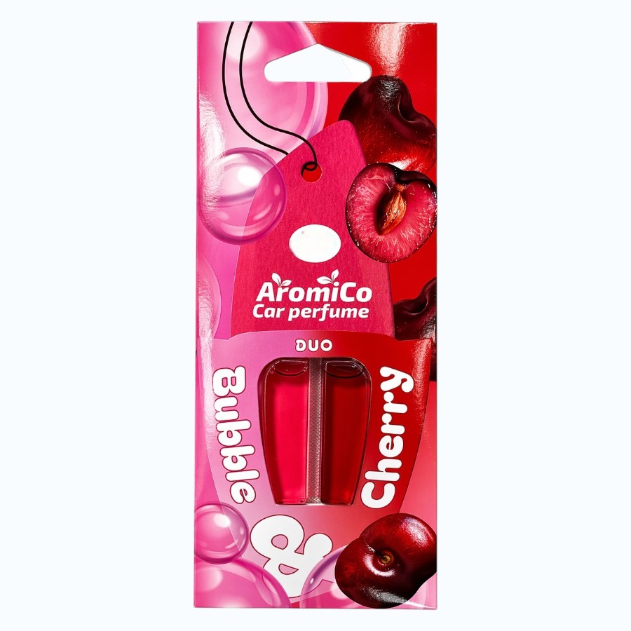 Ароматизатор автомобільний AromiCo 5 мл Duo Bubble&Cherry гелевий фото