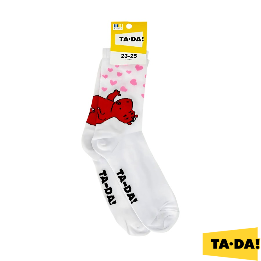 Шкарпетки жіночі TA-DA! демісезонні 23-25 білі фото