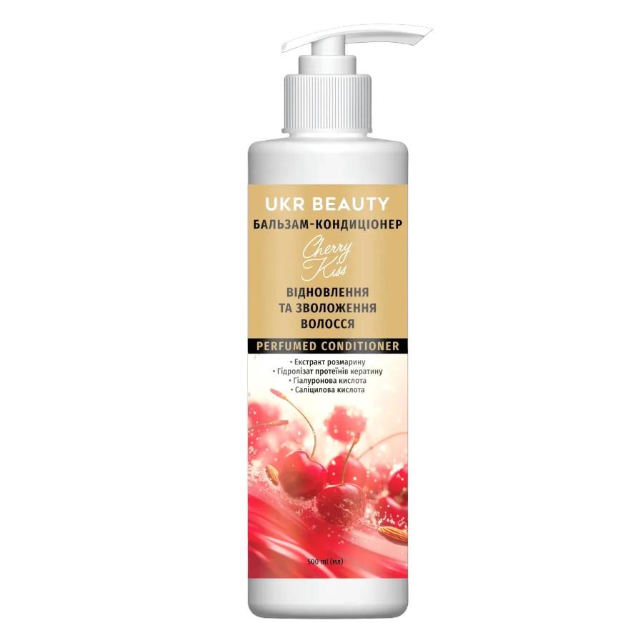 Бальзам-кондиціонер для волосся Ukrbeauty 500 мл Cherry Kiss фото
