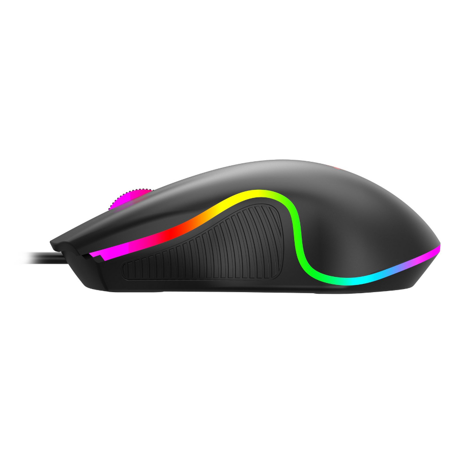 Мишка комп'ютерна GamePro USB 1,45 м чорна GM117 мініатюра