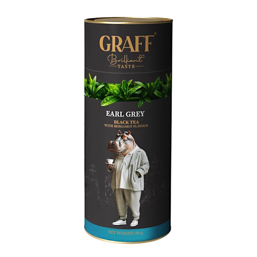 Чай чорний Graff 80 г Earl Grey фото