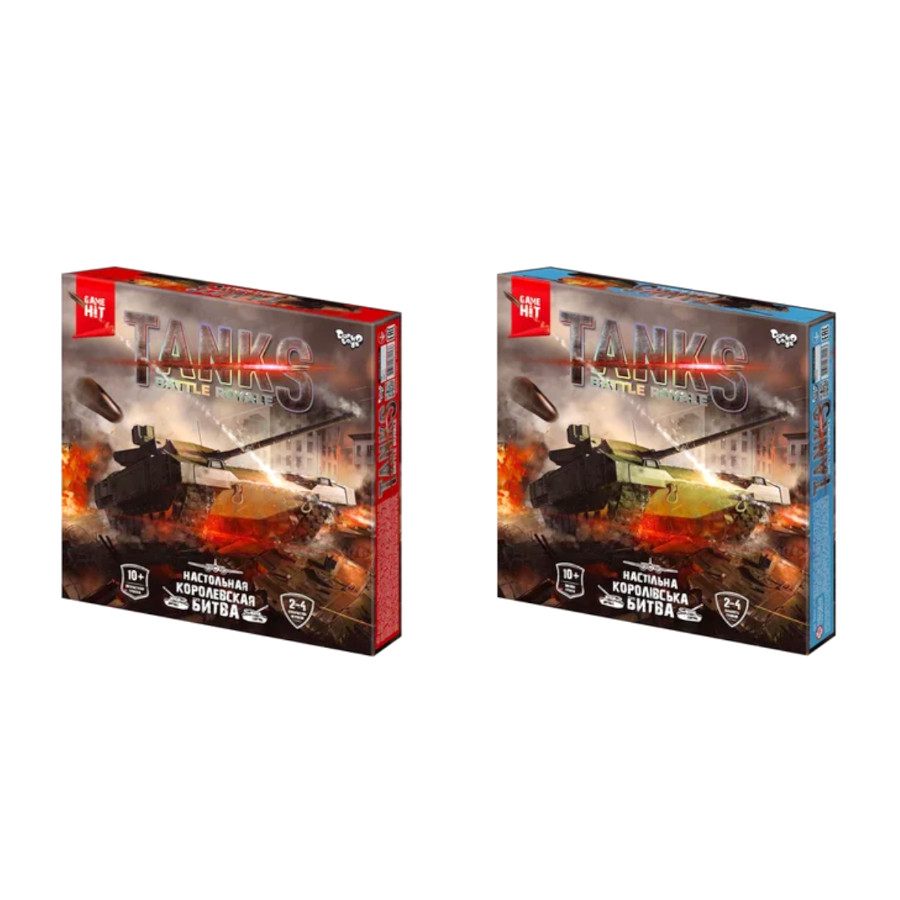 Гра настільна Danko toys Tanks Battle Royale мініатюра