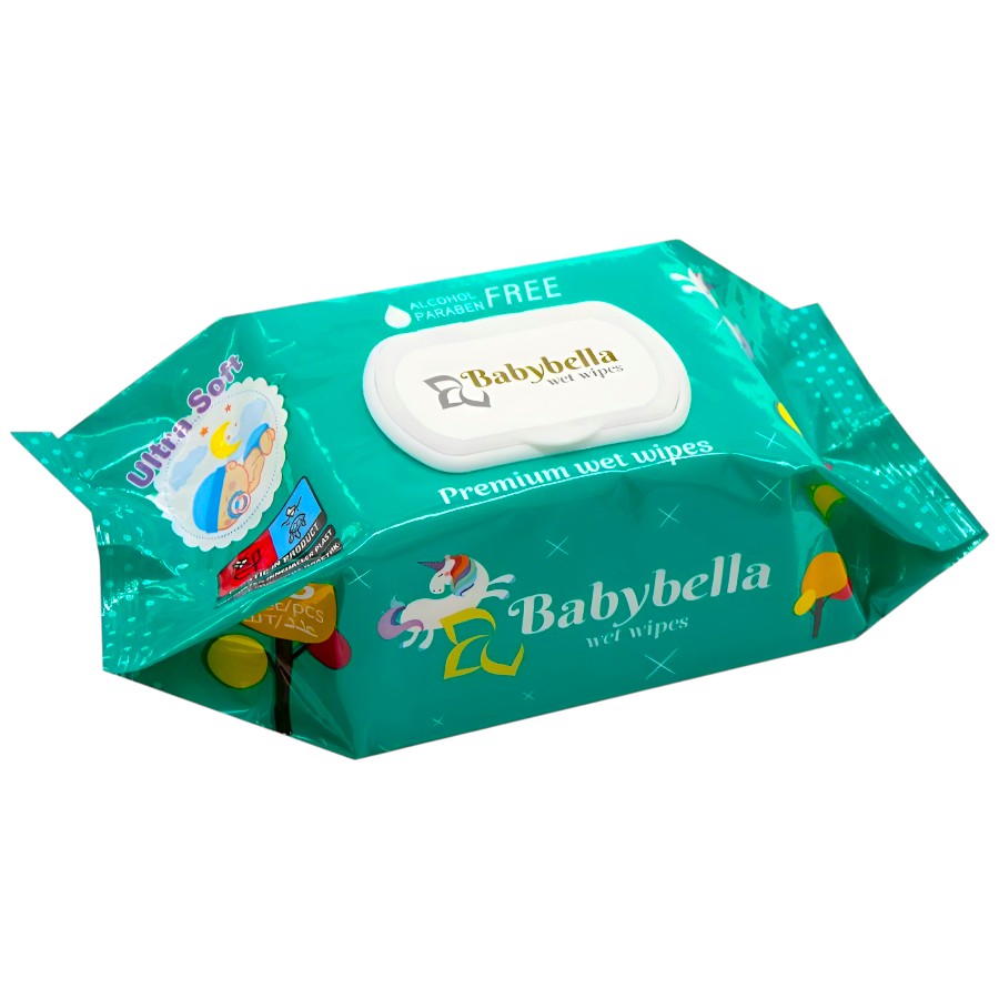 Вологі серветки Babybella 120 шт. Fresh фото
