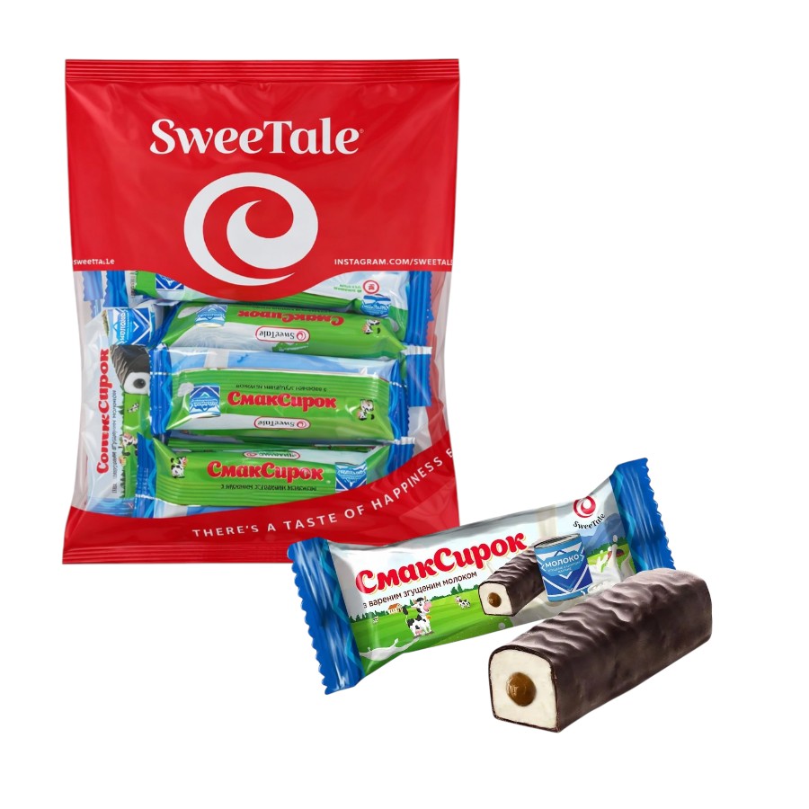 Цукерки SweeTale 200 г СмакСирок Згущене молоко фото