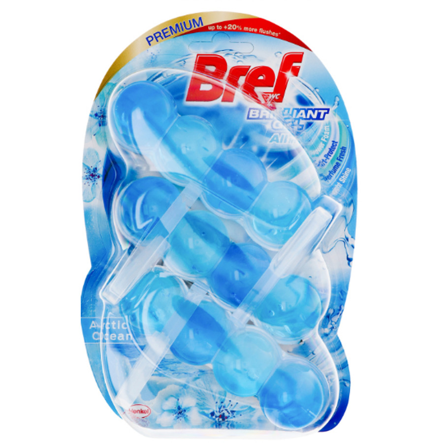 Туалетний блок Bref 3 шт. 42 г Арктичний океан фото