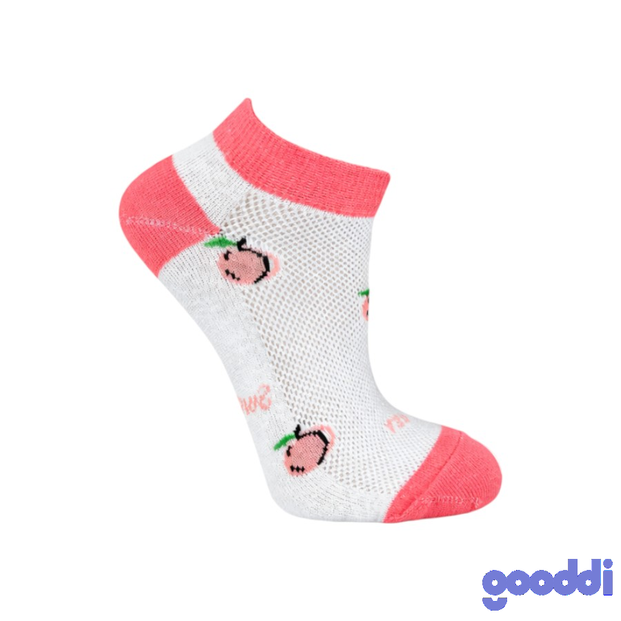 Шкарпетки дитячі Gooddi короткі 18-20 Фрукти мікс фото