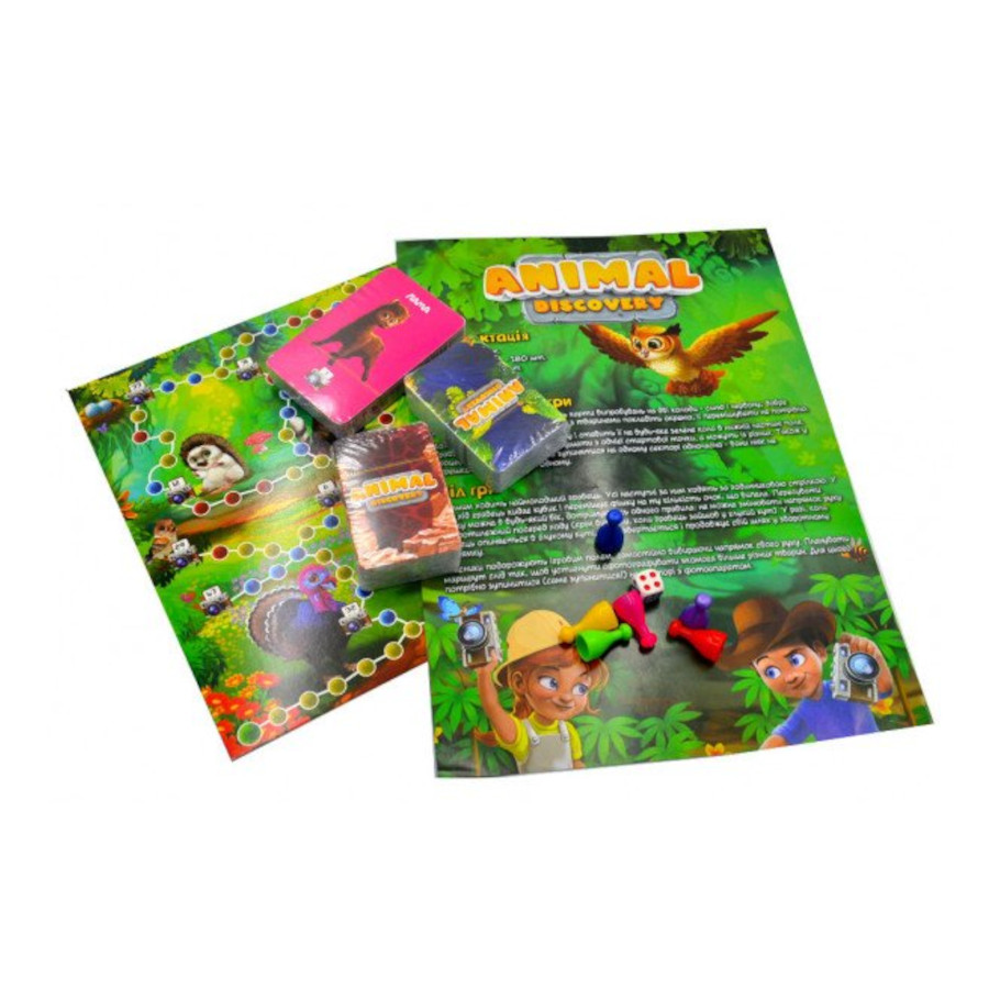 Гра настільна Danko toys Animal Discovery фото