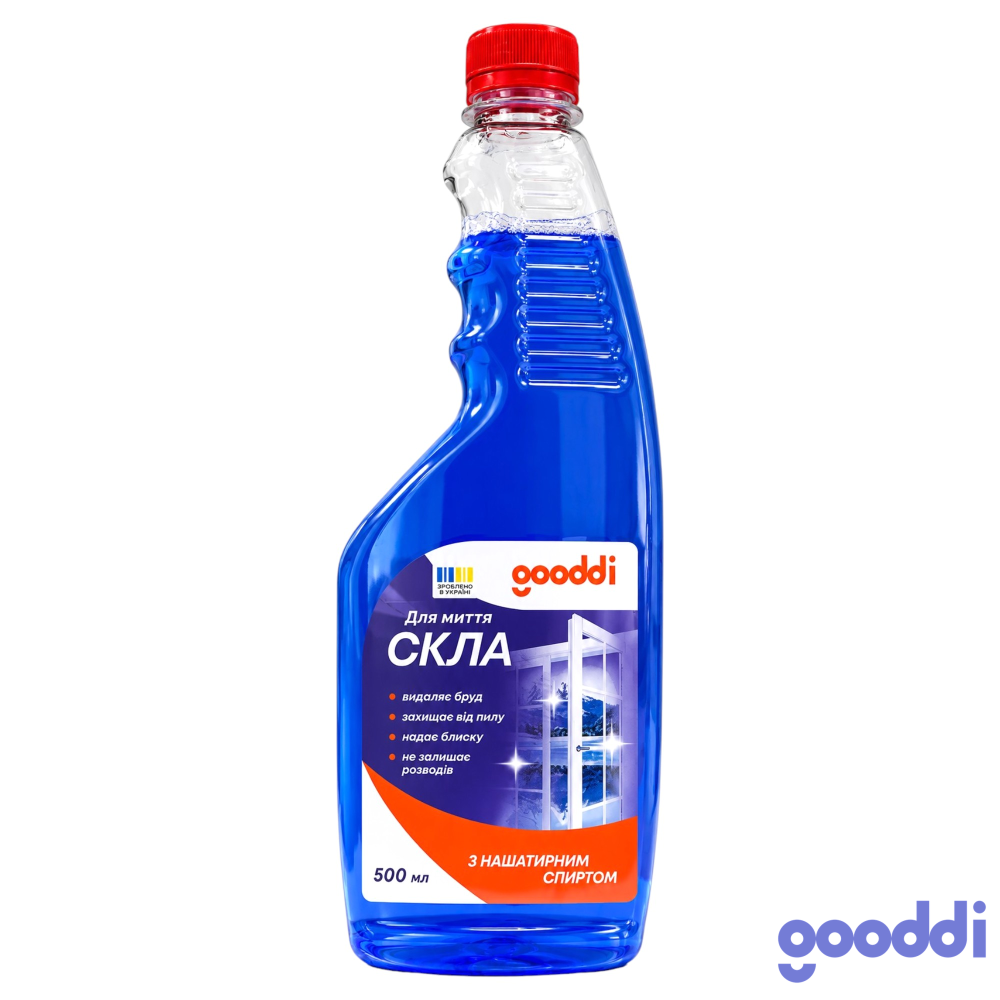 Засіб для очищення скла Gooddi 500 мл запаска мініатюра