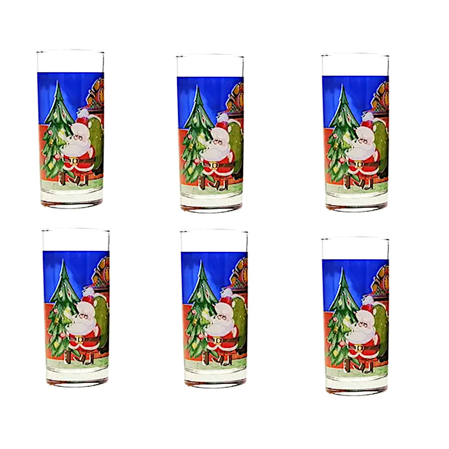 Стакан 270 мл 6 шт. Christmas Santa фото