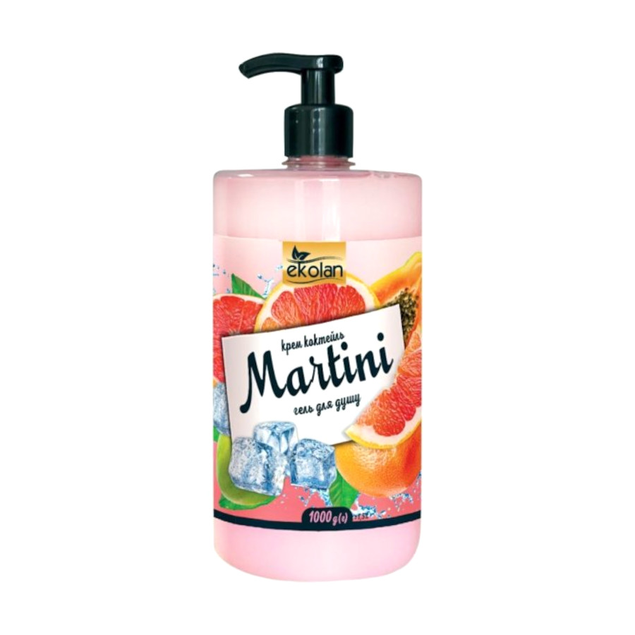 Гель для душу Ekolan 1 л Martini мініатюра