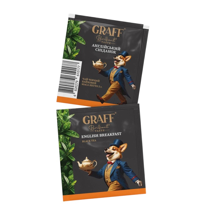 Чай Graff 30 г 20 пакетиків English Breakfast мініатюра
