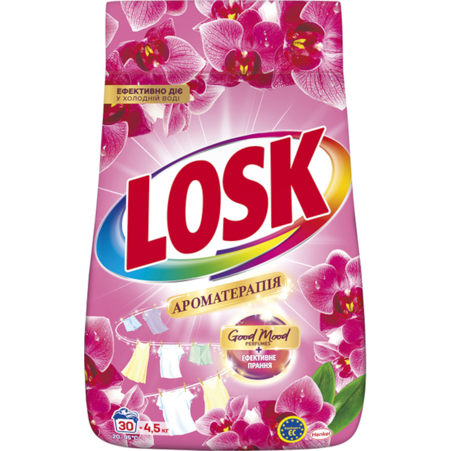 Порошок пральний Losk Color 4,5 кг Ароматерапія Малазійська квітка фото