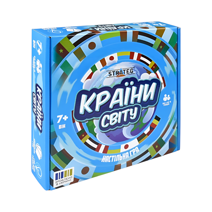 Гра настільна Strateg Країни світу фото