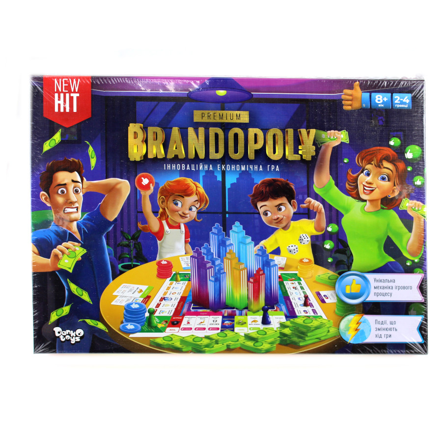 Гра настільна Danko toys Brandopoly фото