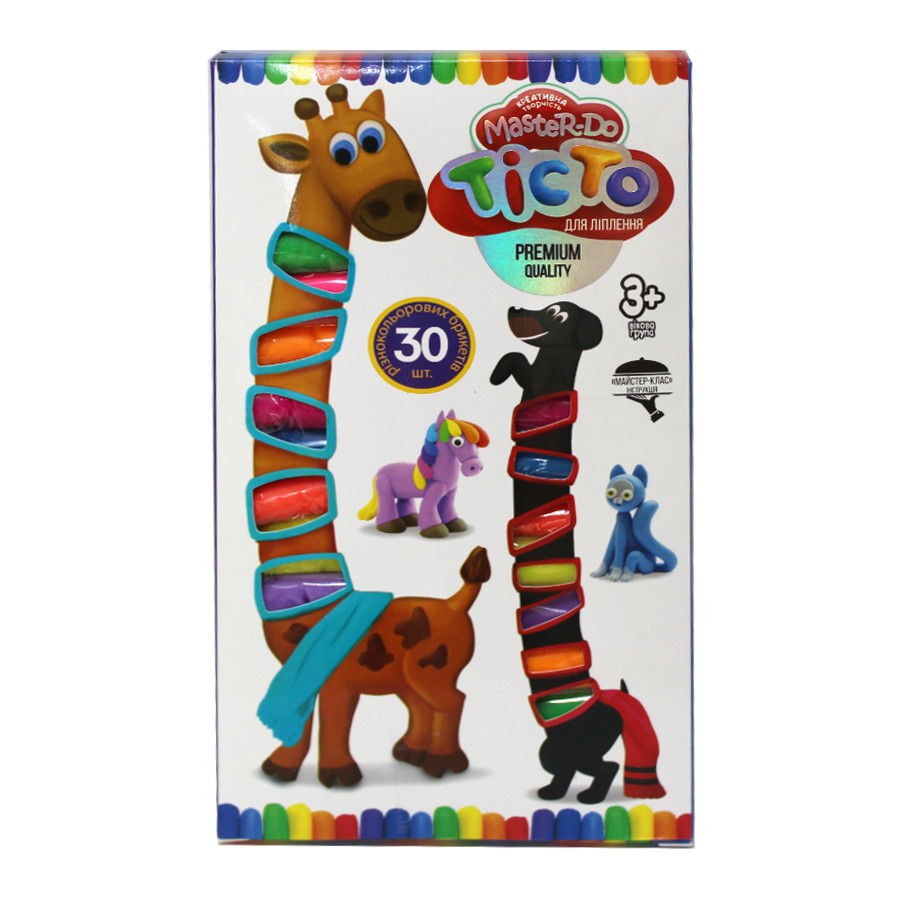 Тісто для ліплення Danko toys Master Do 30 кольорів фото