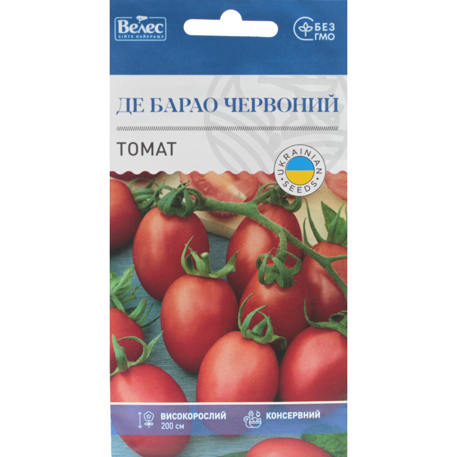 Насіння Велес Томати 0,15 г Де Барао червоний фото