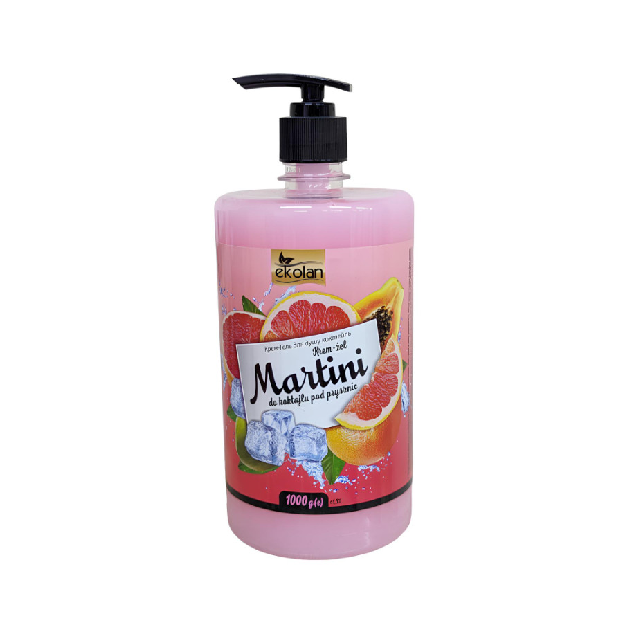 Гель для душу Ekolan 1 л Martini мініатюра