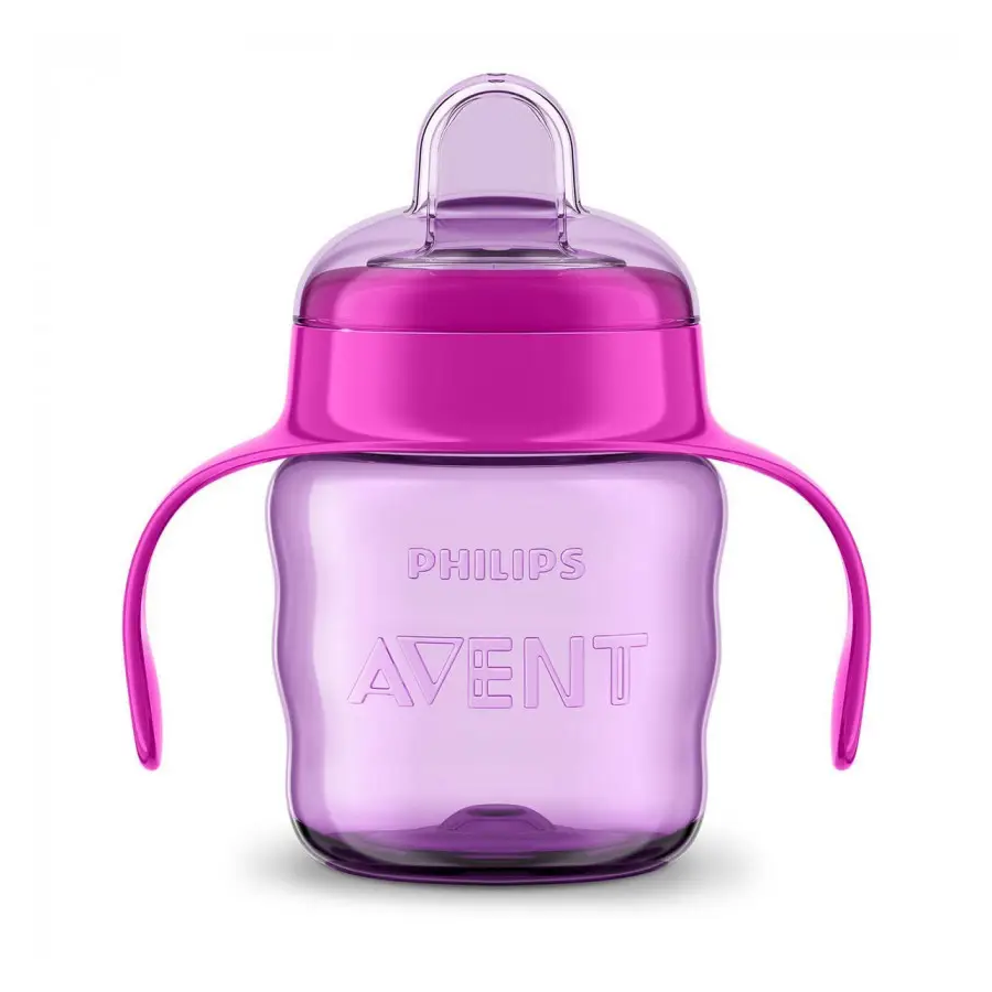 Поїлка-непроливайка Philips Avent 200 мл рожева фото