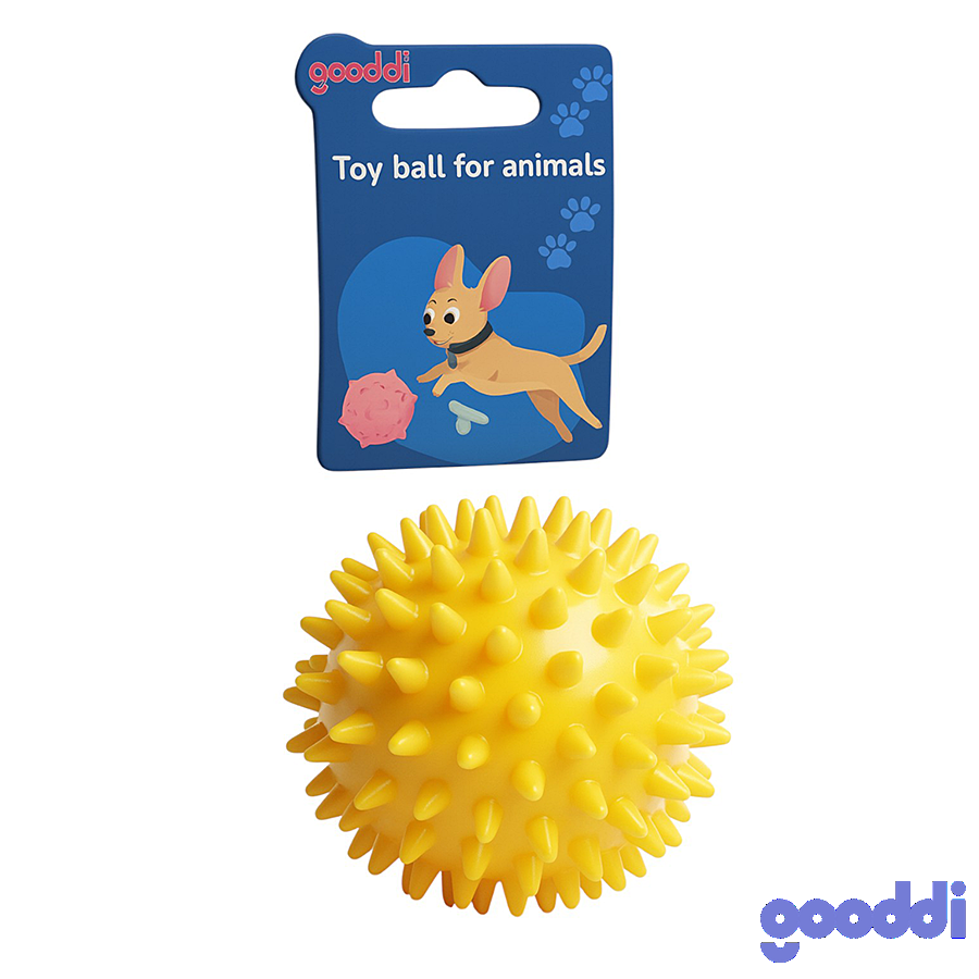Іграшка для тварин Gooddi 7,5 см М'яч 68-56 фото