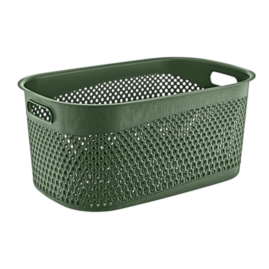 Кошик для білизни Smartware 35 л Katre Matcha TRN-170-08 фото
