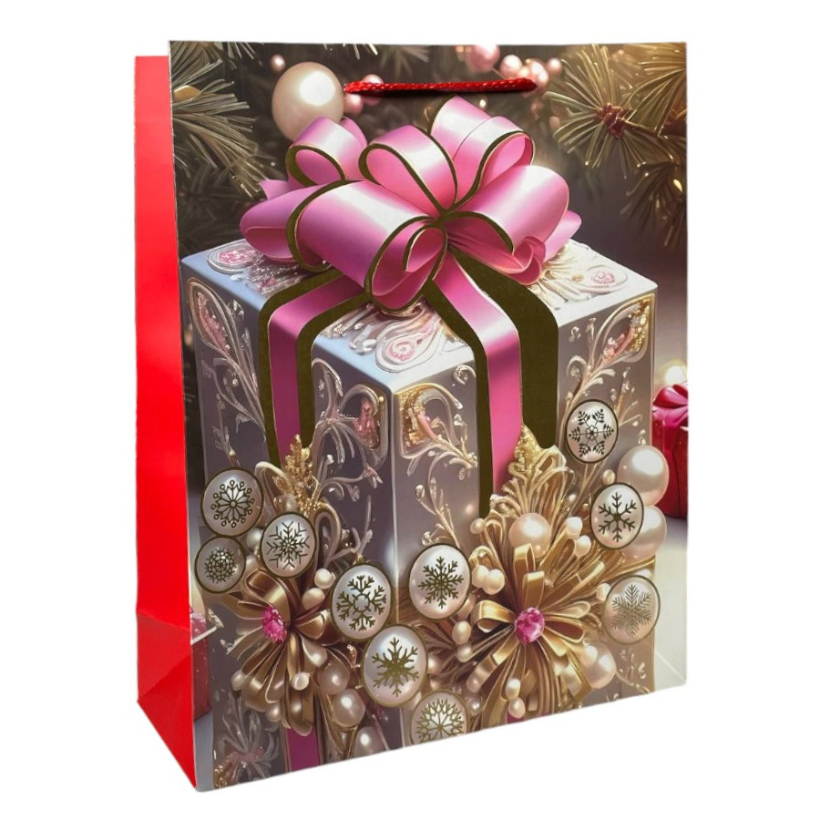 Пакет подарунковий 30*40*12 см Happy Holidays TADA902-22 фото